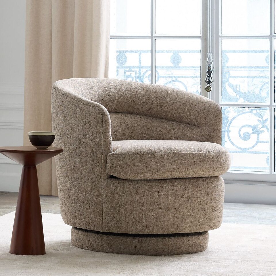 Viv Swivel Armchair West Elm UK
